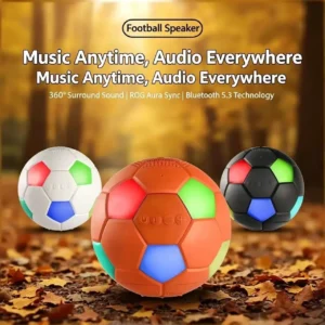 Football Speaker, Stunning Lights and Powerful Sound Effects, Enhance Your Game Viewing Experience, Perfect for Sports Fans