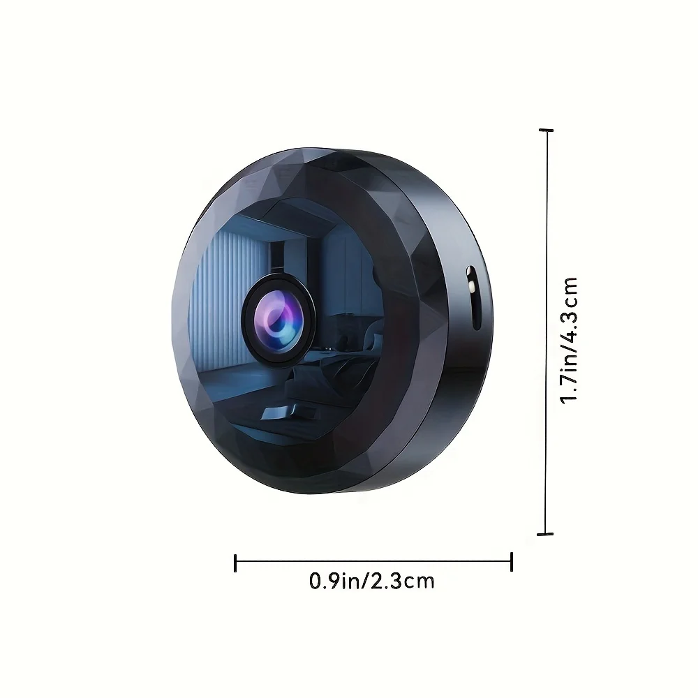Wireless Mini WiFi Security Camera with Night Vision Motion Detection Rechargeable Battery Easy to Mount & App-Controlled - Image 4