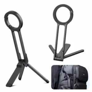 Foldable Phone Tripod Carabiner-Mounted For iPhone 17 16 15 Portable Dual-sided Magnetic Tripod Desk Mount Phone Handle Holder